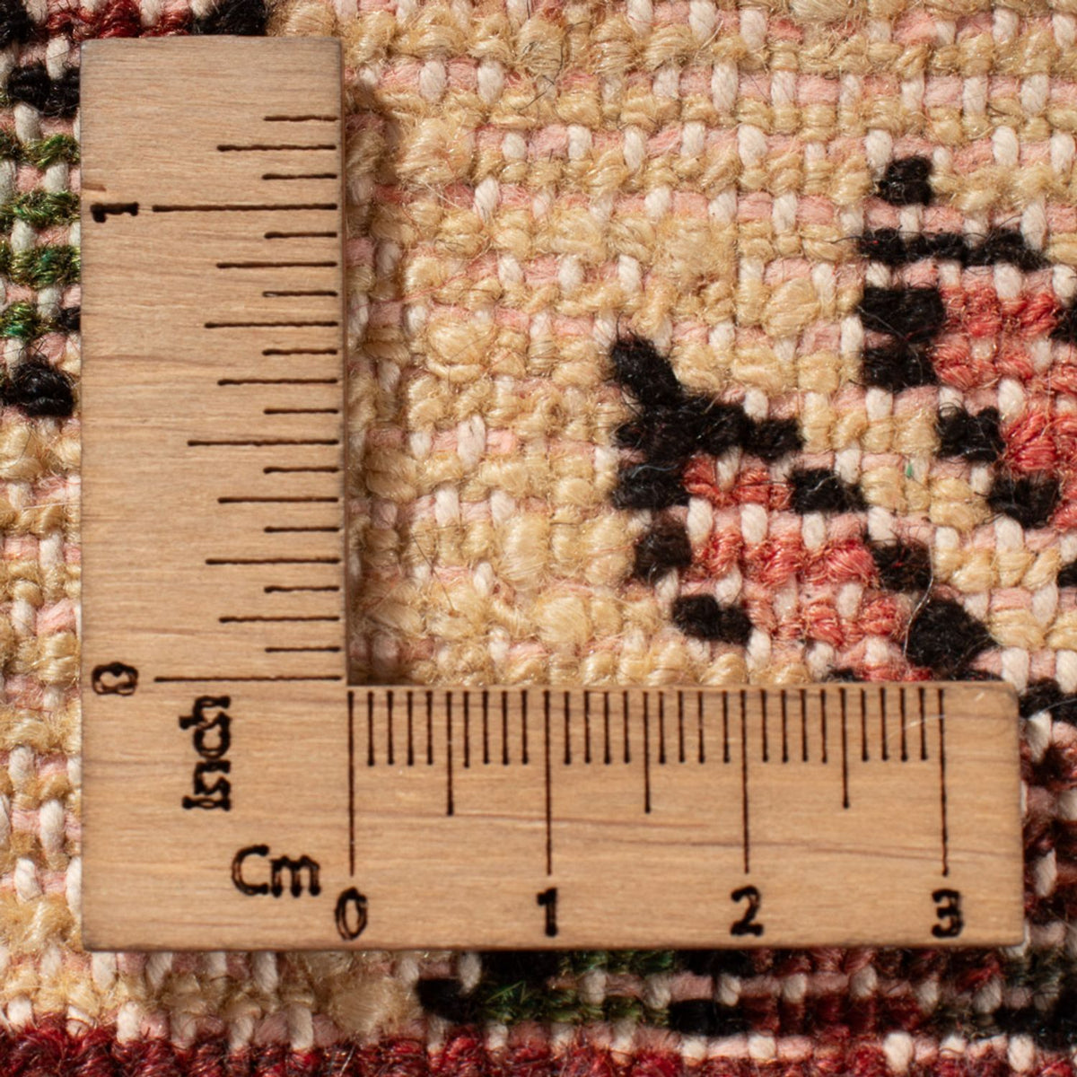 Persisk tæppe - Nomadisk - 68 x 52 cm - creme