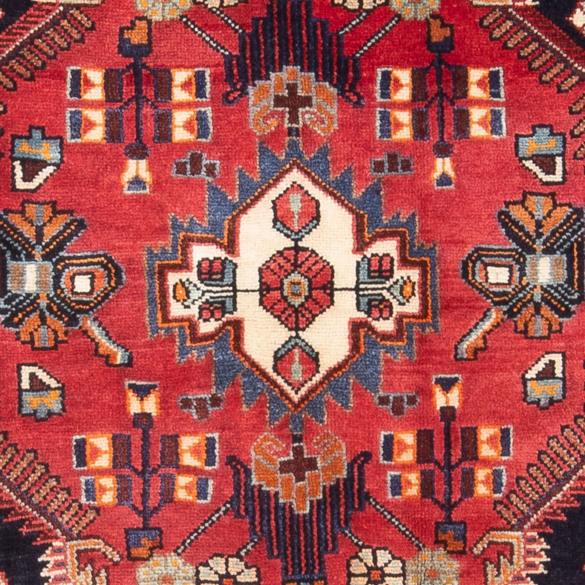 Persisk tæppe - Nomadisk - 188 x 118 cm - rød