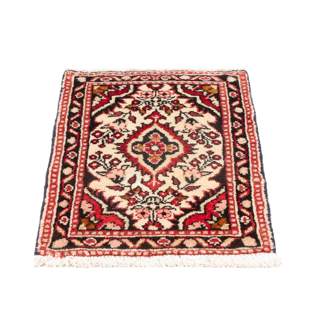 Persisk tæppe - Nomadisk - 66 x 44 cm - creme