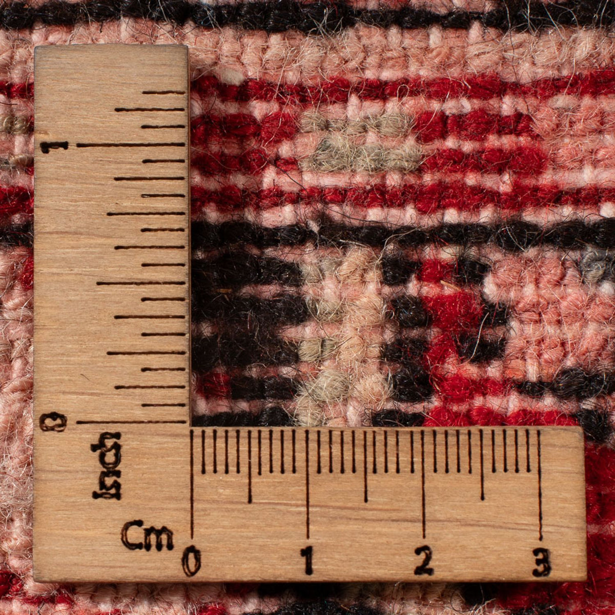 Persisk tæppe - Nomadisk - 66 x 44 cm - creme