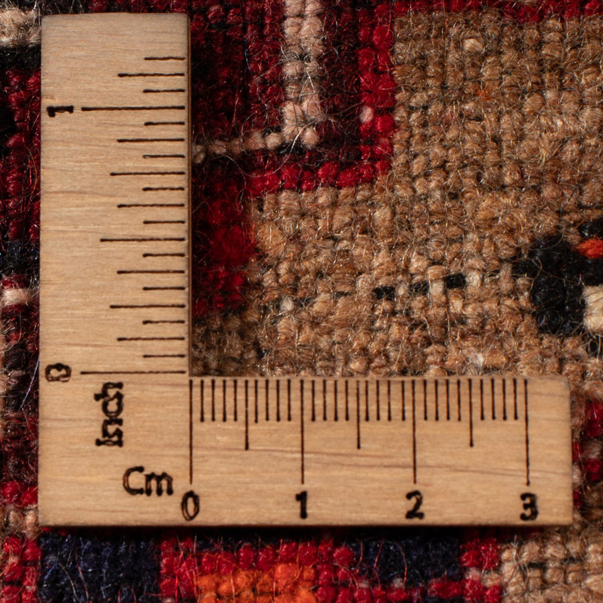 Persisk tæppe - Nomadisk - 66 x 50 cm - brun