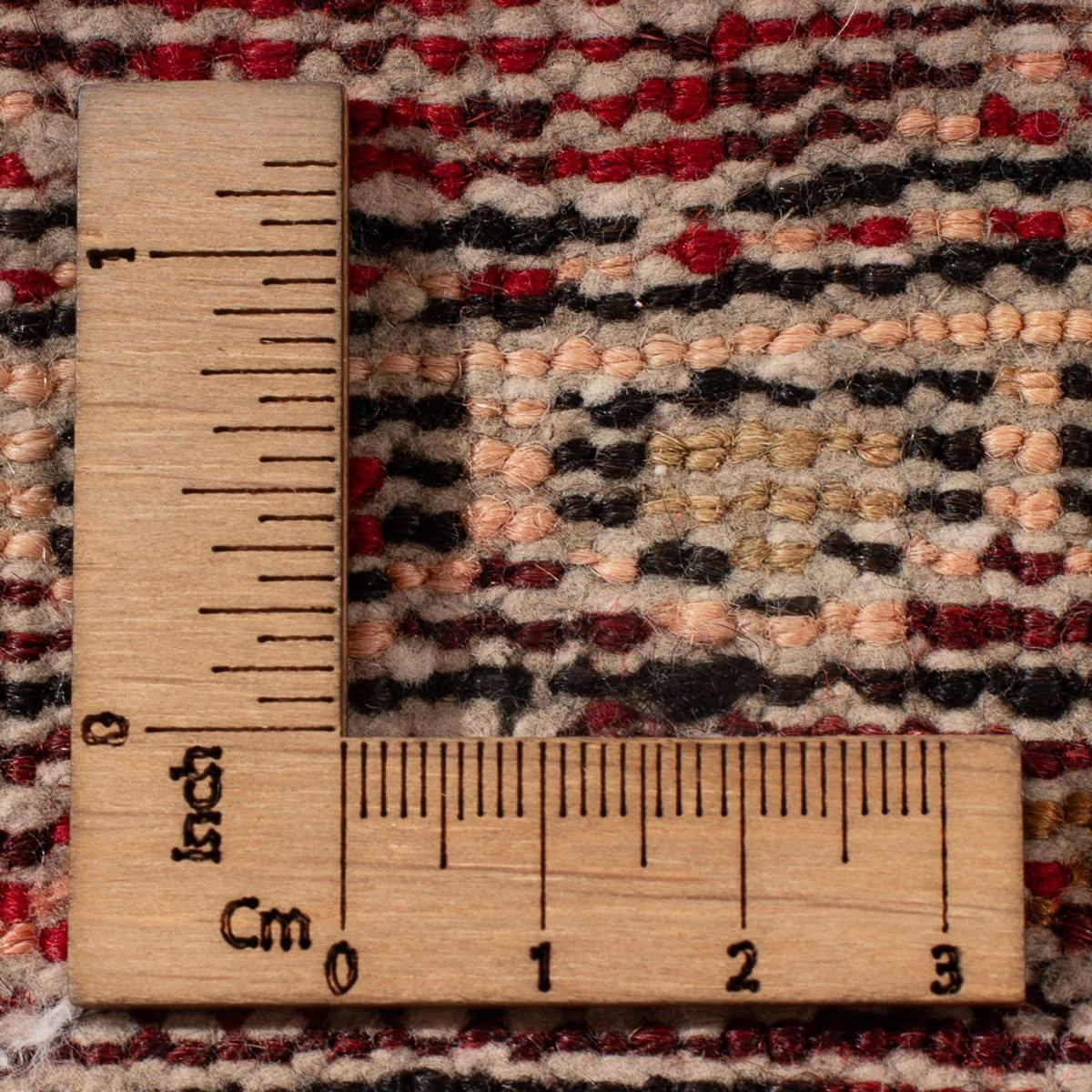 Persisk tæppe - Nomadisk firkantet  - 53 x 54 cm - flerfarvet