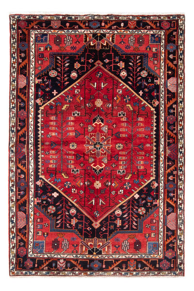 Hamadan Tæppe 139x215cm - Persisk tæppe - rød