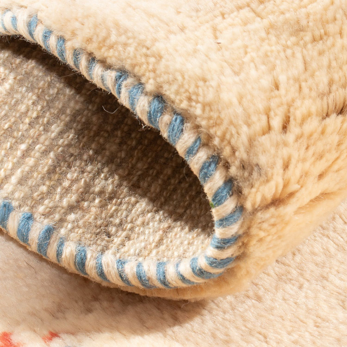 Gabbeh-tæppe - Persisk - 88 x 60 cm - beige