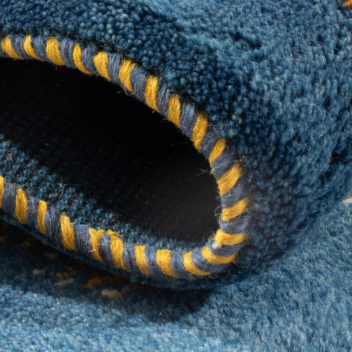 Gabbeh-tæppe - Persisk - 89 x 59 cm - flerfarvet