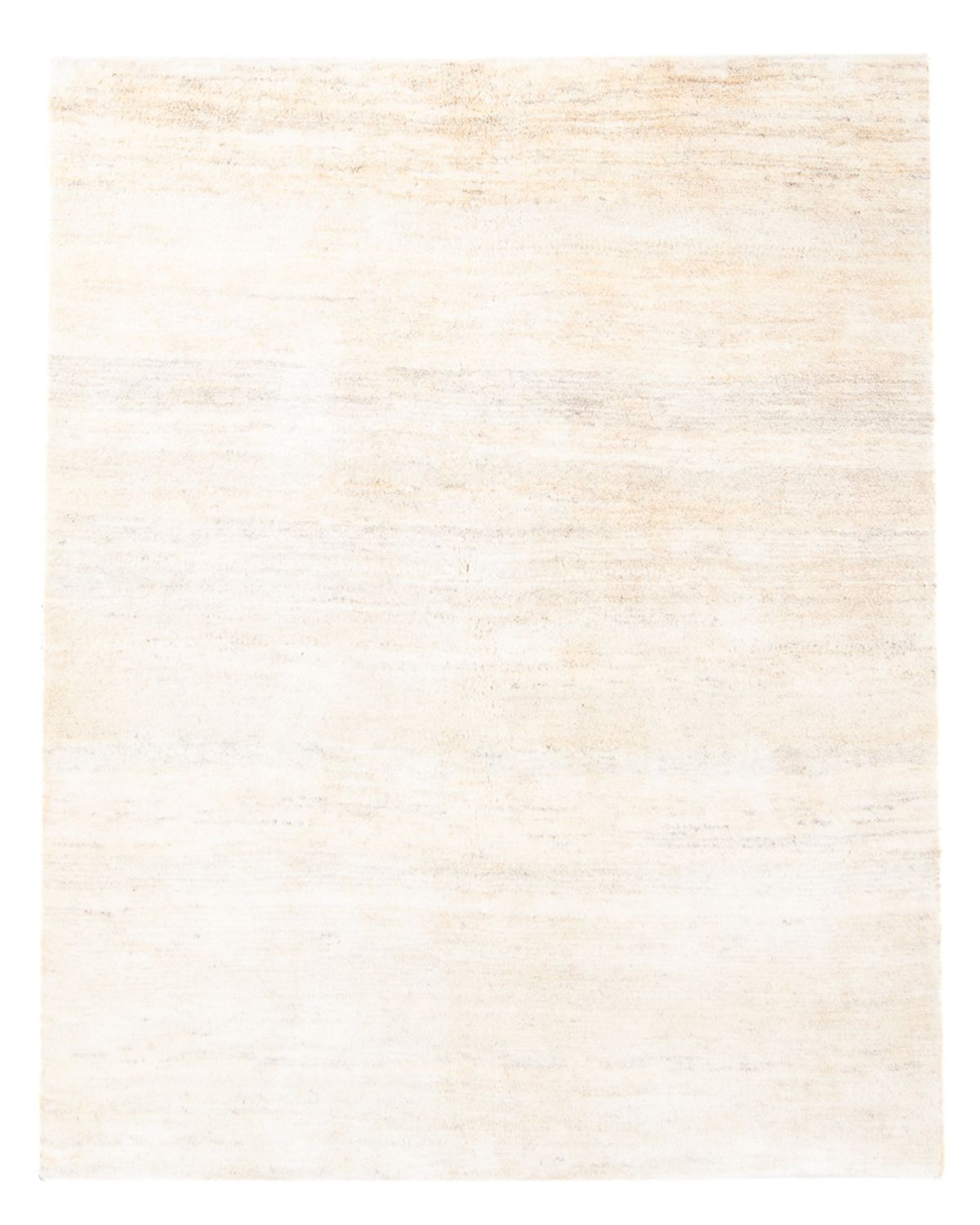 Gabbeh-tæppe - Persisk - 196 x 156 cm - naturlig hvid