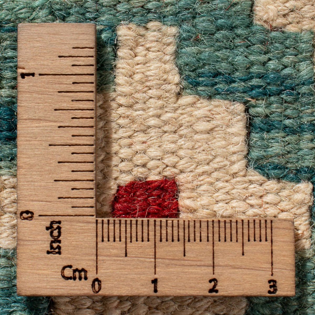 Kelim Carpet - Splash firkantet - 88 x 90 cm - flerfarvet