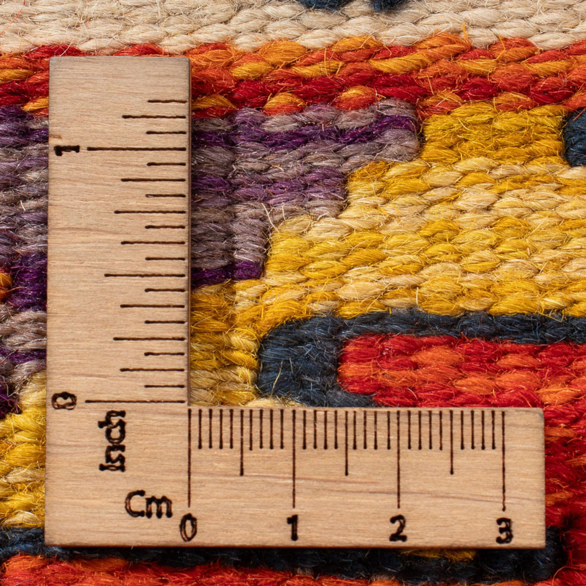 Kelim Carpet - Splash - 60 x 40 cm - flerfarvet