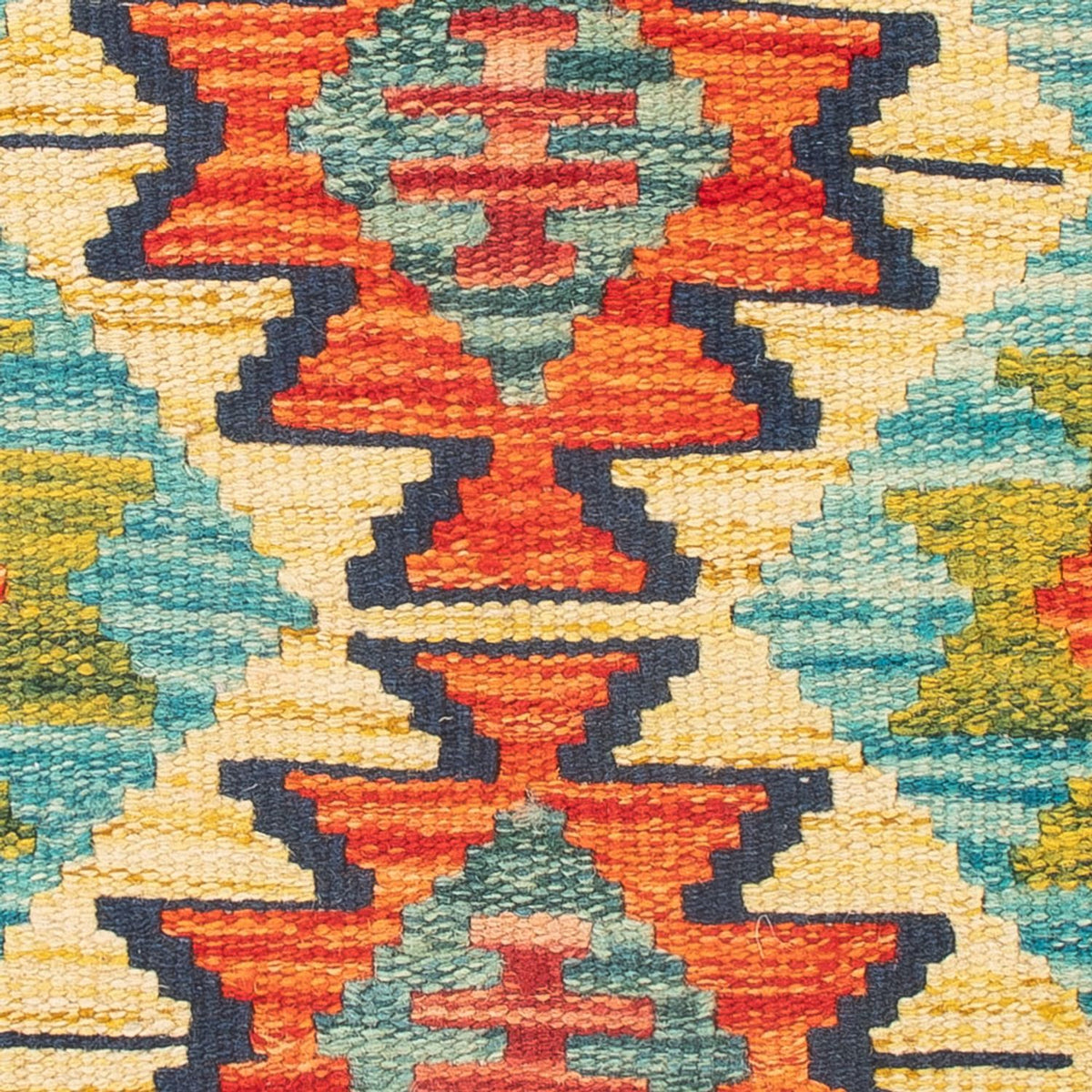 Kelim Carpet - Splash - 60 x 40 cm - flerfarvet