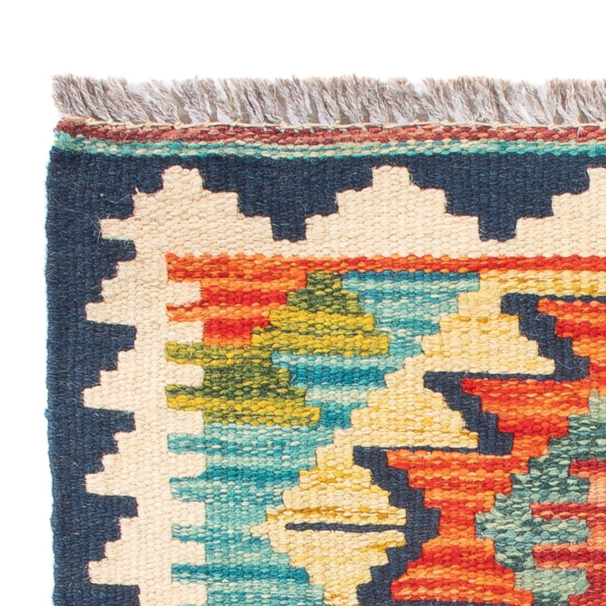 Kelim Carpet - Splash - 60 x 40 cm - flerfarvet