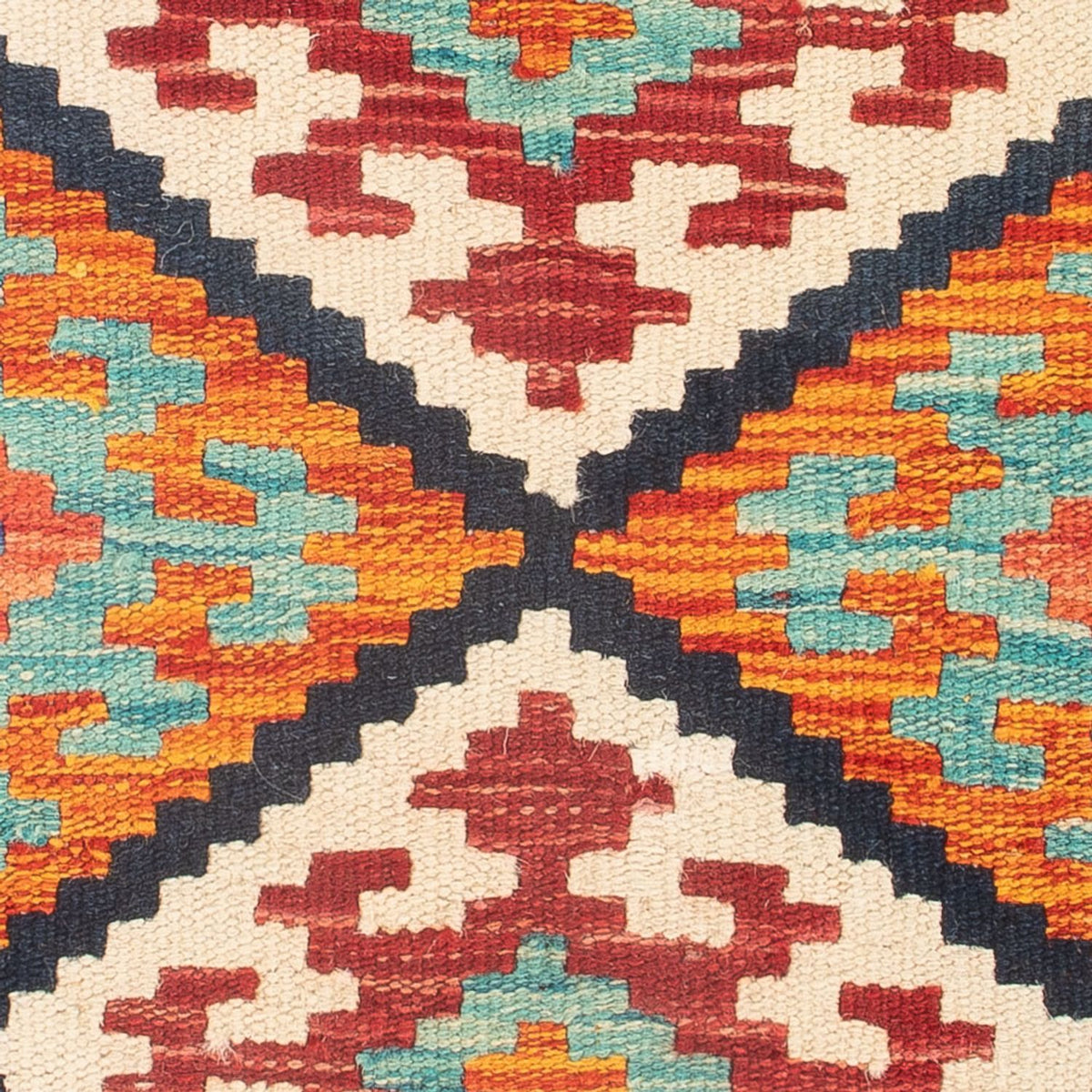 Kelim Carpet - Splash - 60 x 40 cm - flerfarvet