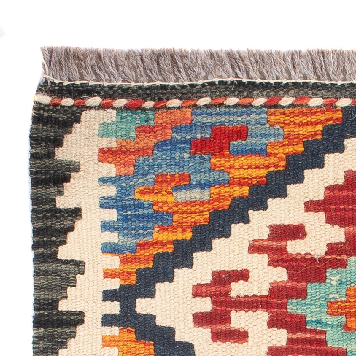 Kelim Carpet - Splash - 60 x 40 cm - flerfarvet