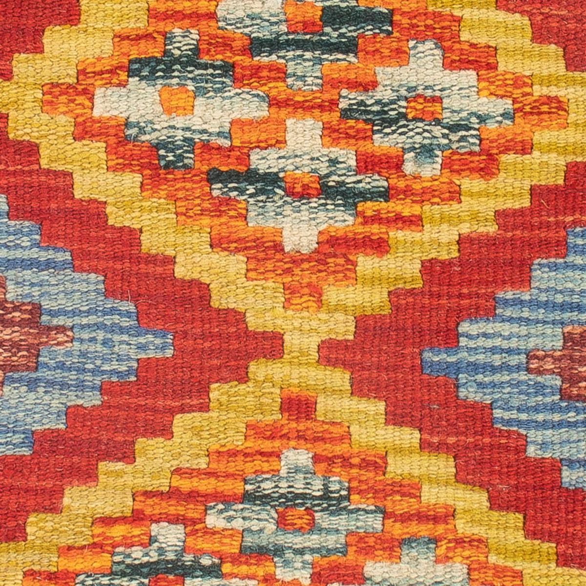 Kelim Carpet - Splash - 60 x 40 cm - flerfarvet