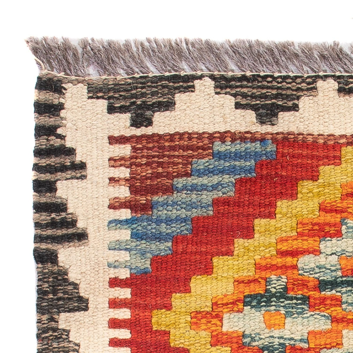 Kelim Carpet - Splash - 60 x 40 cm - flerfarvet