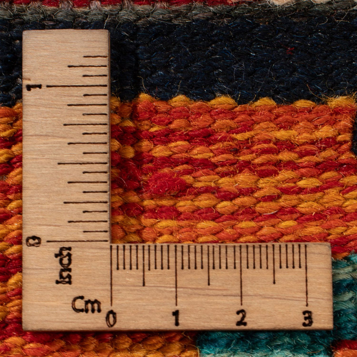 Kelim Carpet - Splash - 60 x 40 cm - flerfarvet