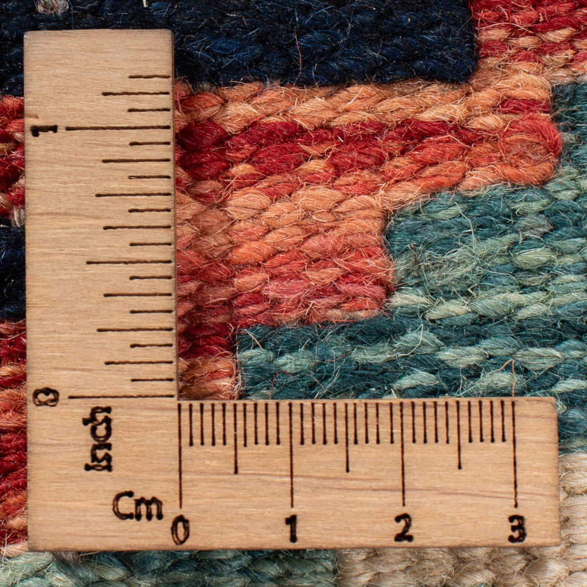 Kelim Carpet - Splash - 60 x 40 cm - flerfarvet