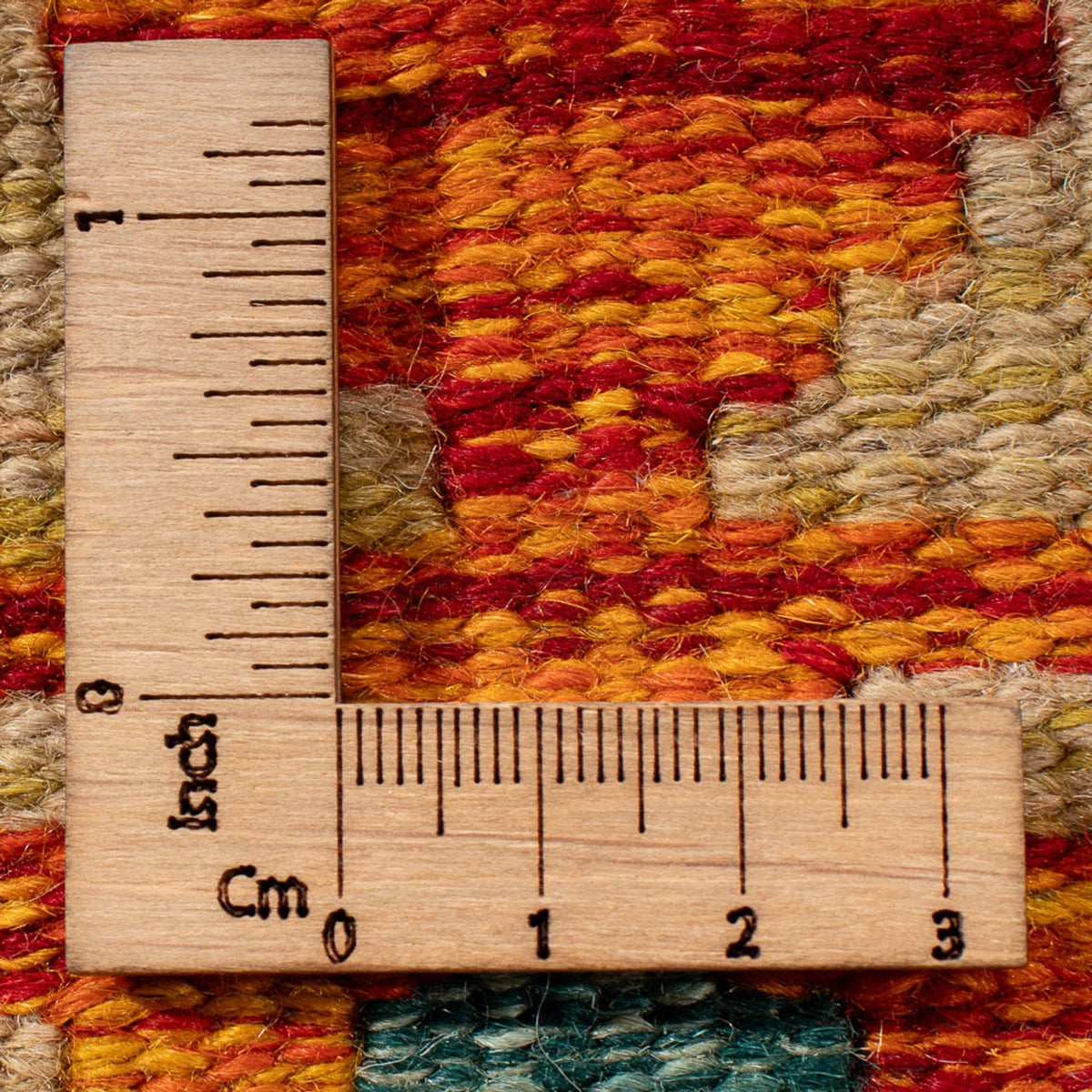 Kelim Carpet - Splash - 60 x 40 cm - flerfarvet