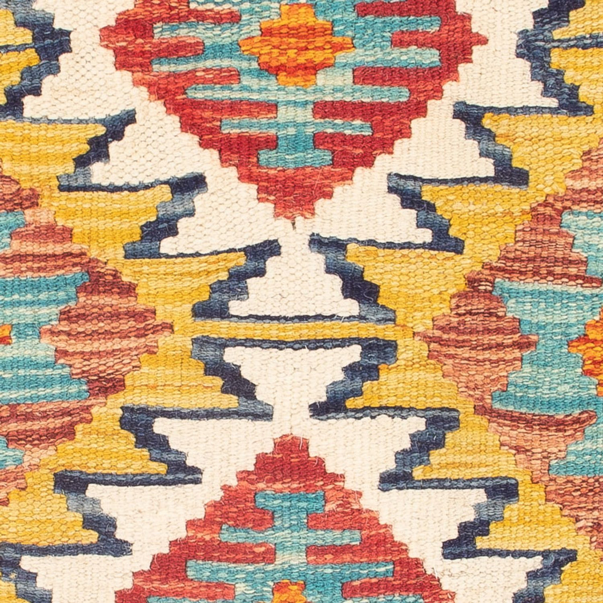 Kelim Carpet - Splash - 60 x 40 cm - flerfarvet