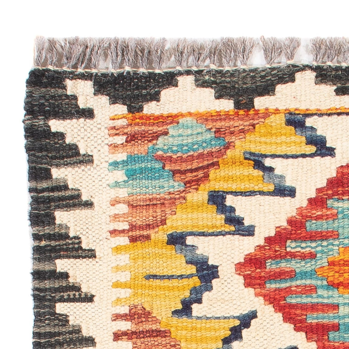 Kelim Carpet - Splash - 60 x 40 cm - flerfarvet