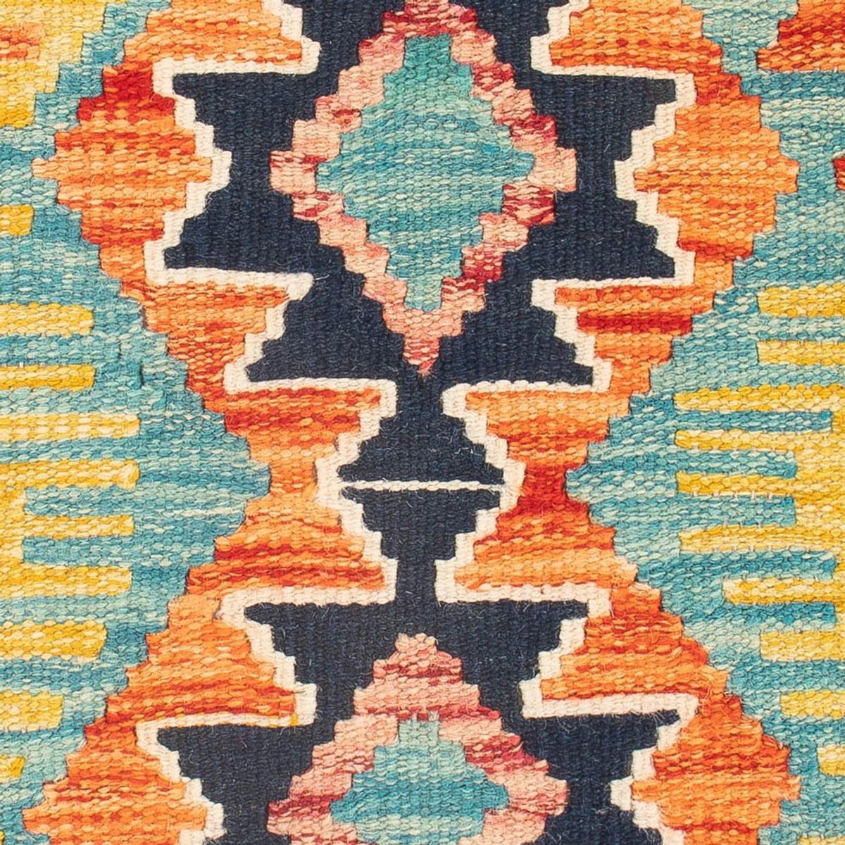 Kelim Carpet - Splash - 60 x 40 cm - flerfarvet