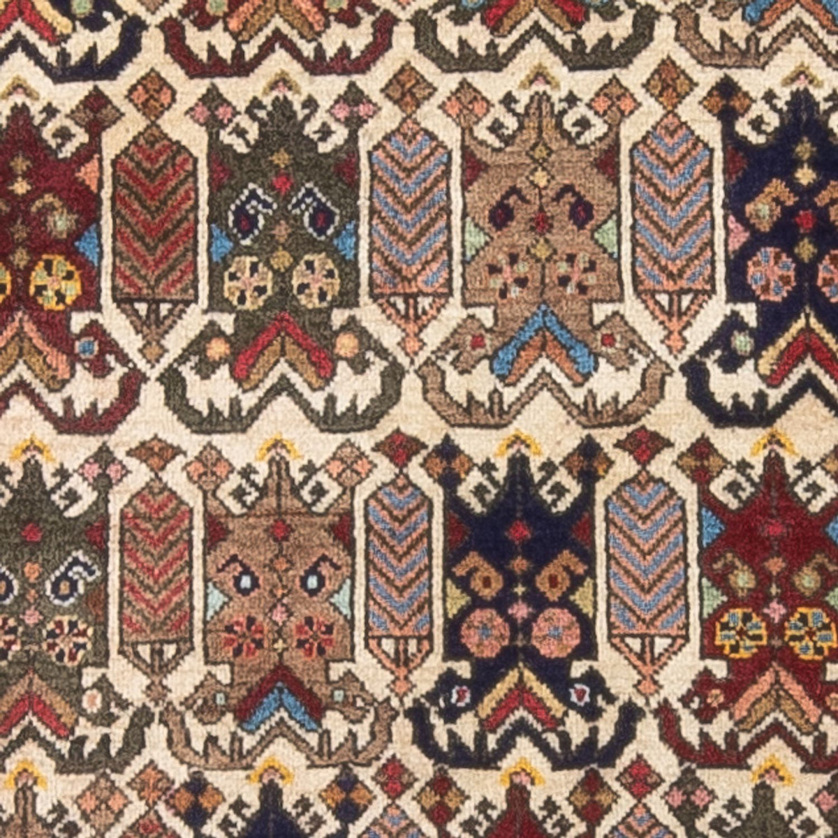 Persisk tæppe - Nomadisk - 115 x 76 cm - flerfarvet