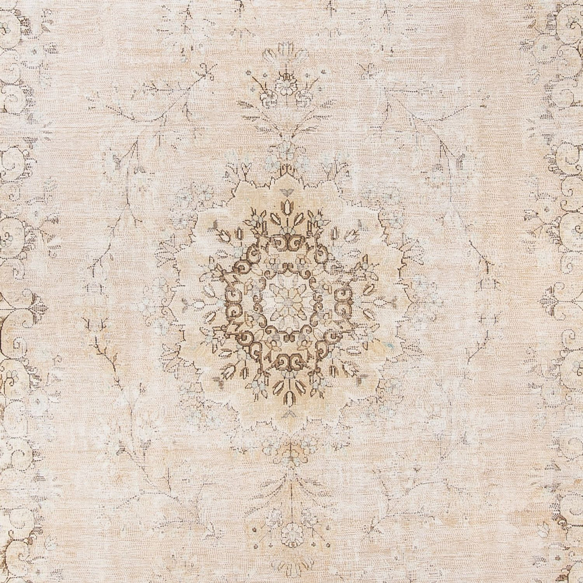 Vintage tæppe - 332 x 240 cm - creme