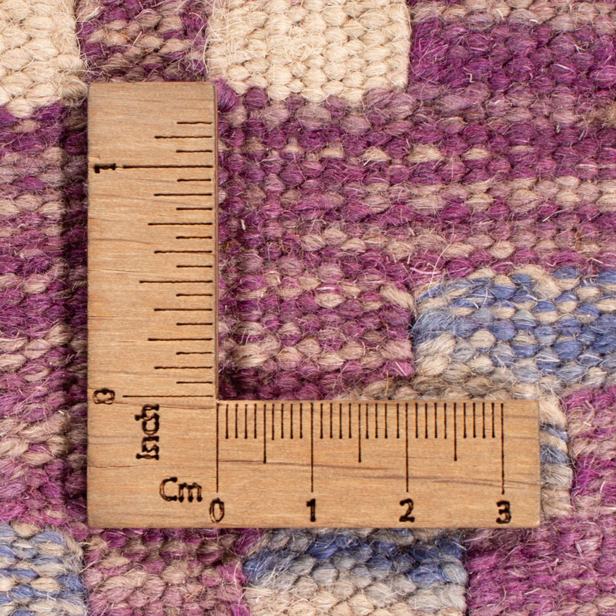 Kelim Carpet - Splash - 246 x 206 cm - flerfarvet