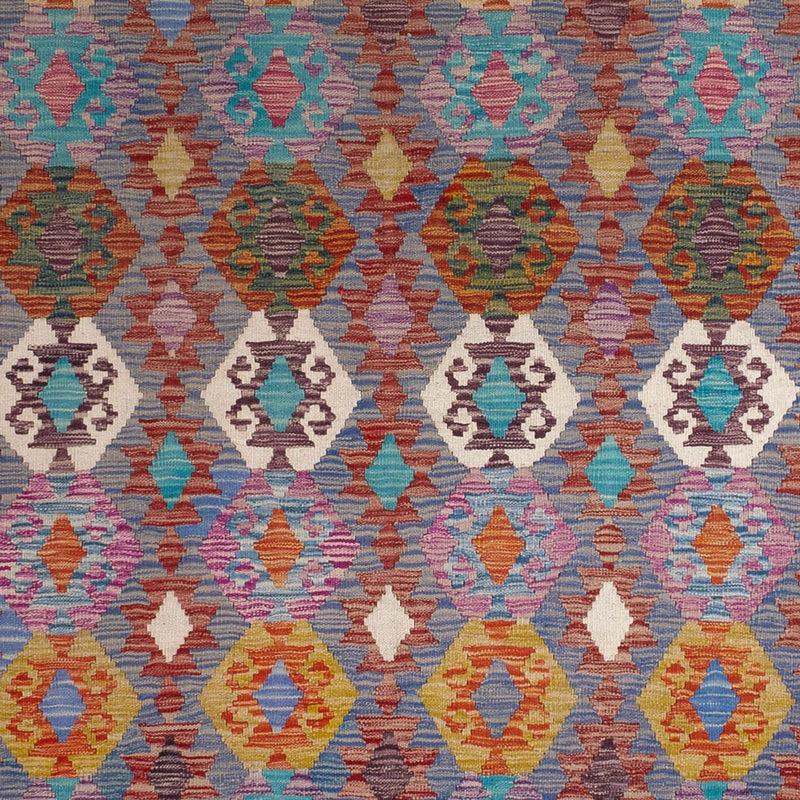 Kelim Carpet - Splash - 301 x 201 cm - flerfarvet