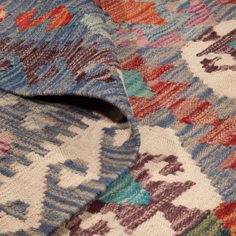 Kelim Carpet - Splash - 301 x 201 cm - flerfarvet