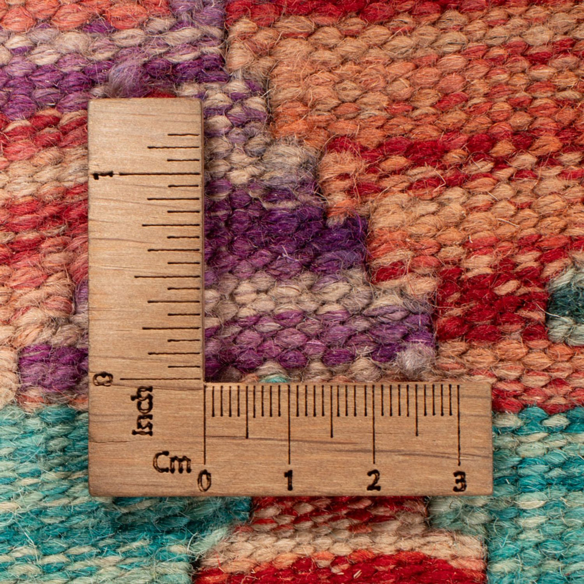 Kelim Carpet - Splash - 285 x 206 cm - flerfarvet