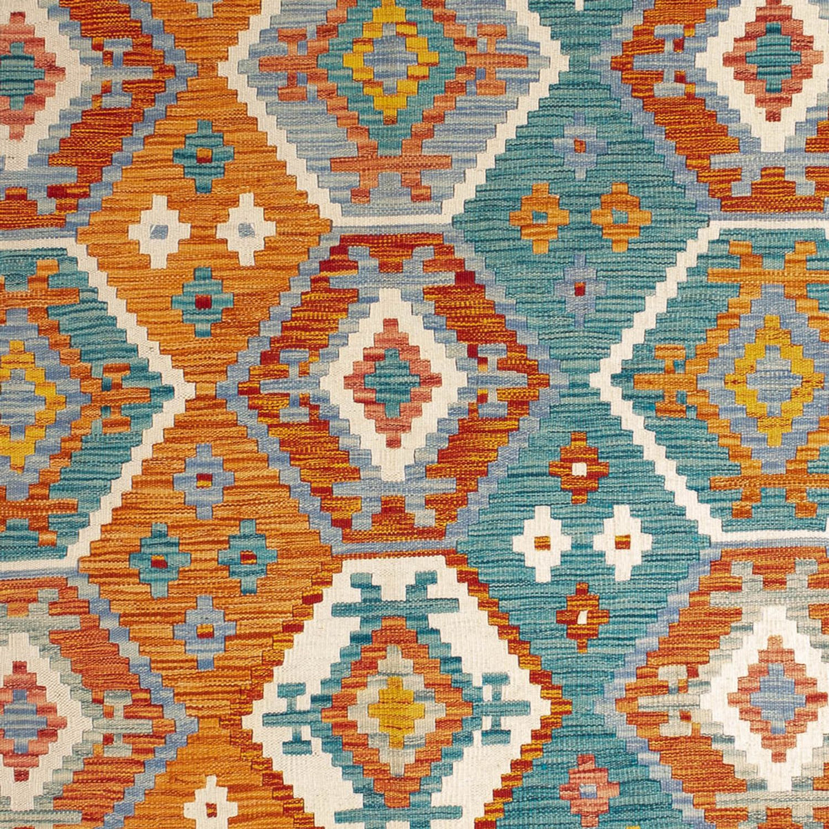 Kelim Carpet - Splash - 248 x 178 cm - flerfarvet