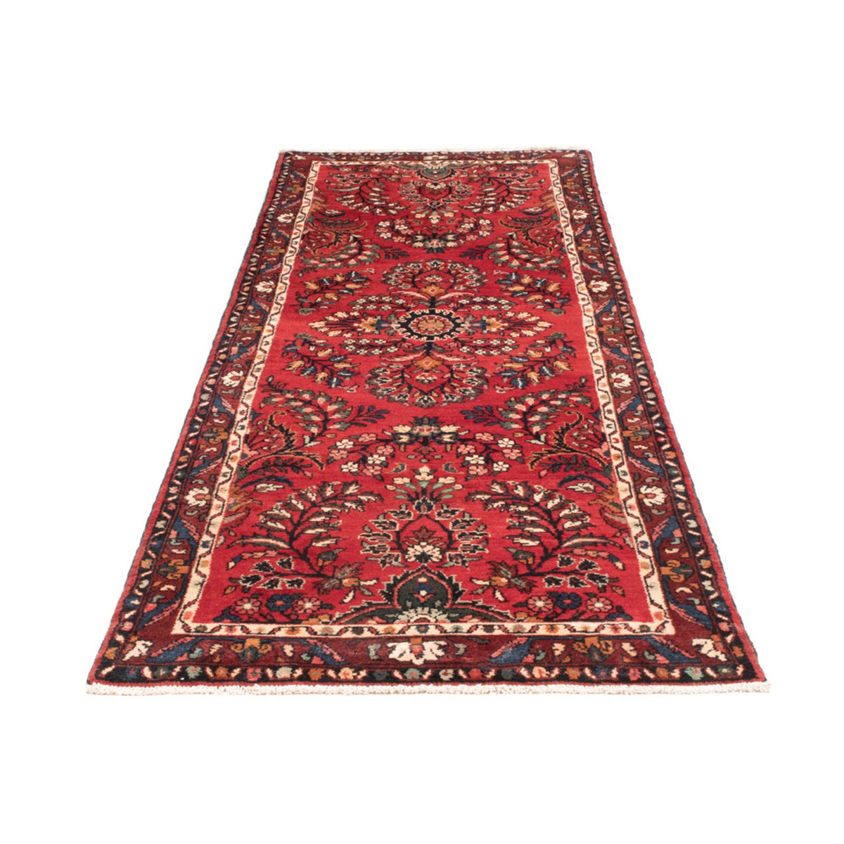 Løber Persisk tæppe - Nomadisk - 250 x 82 cm - rød