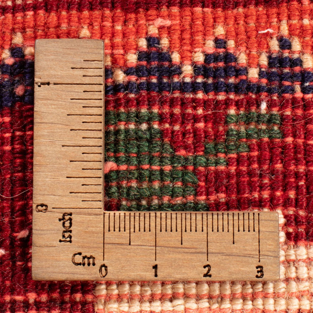 Løber Persisk tæppe - Nomadisk - 190 x 83 cm - mørkerød