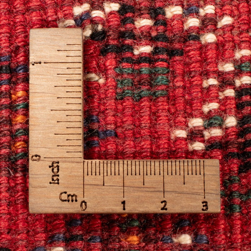 Persisk tæppe - Nomadisk - 142 x 79 cm - mørkerød