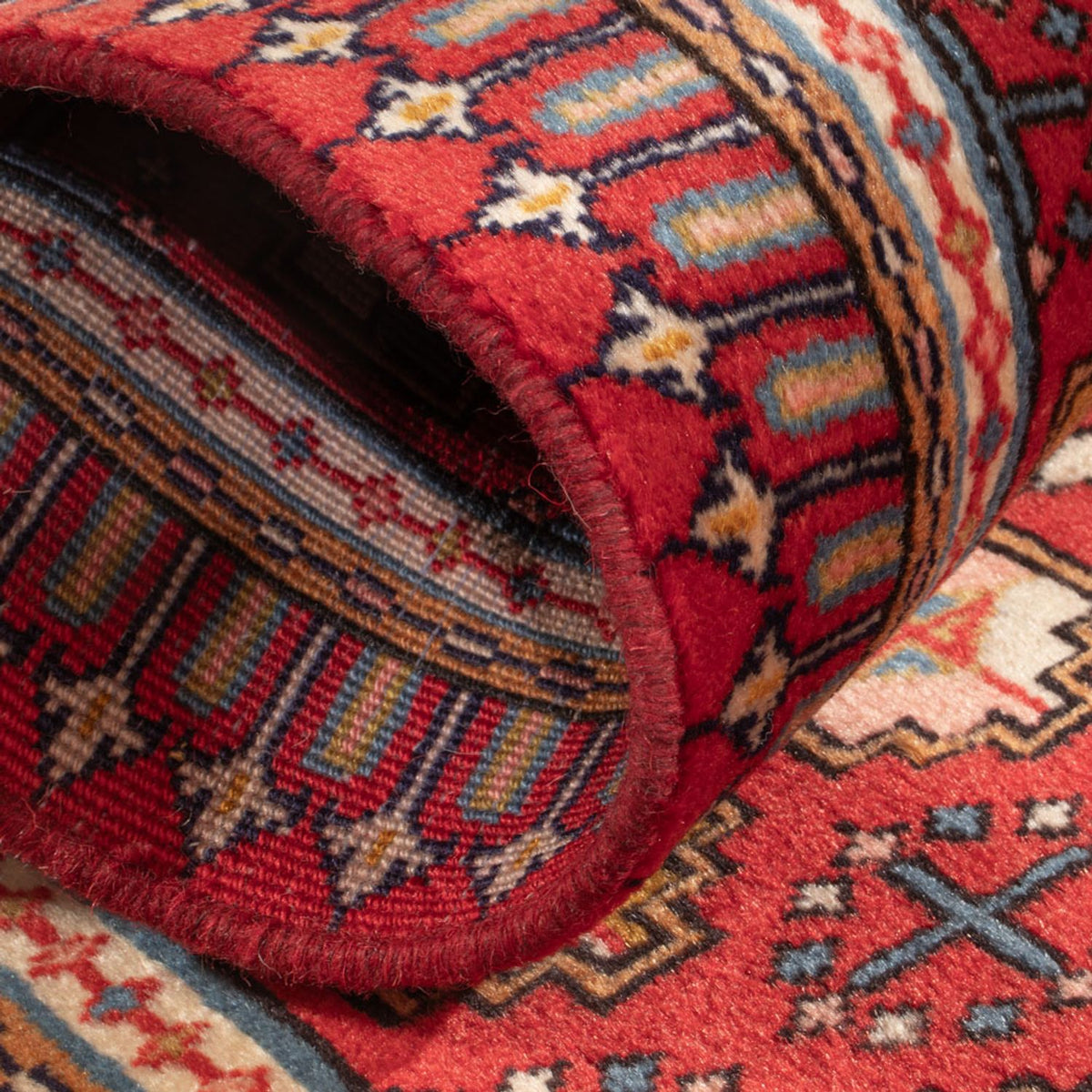 Persisk tæppe - Nomadisk - 123 x 65 cm - rød