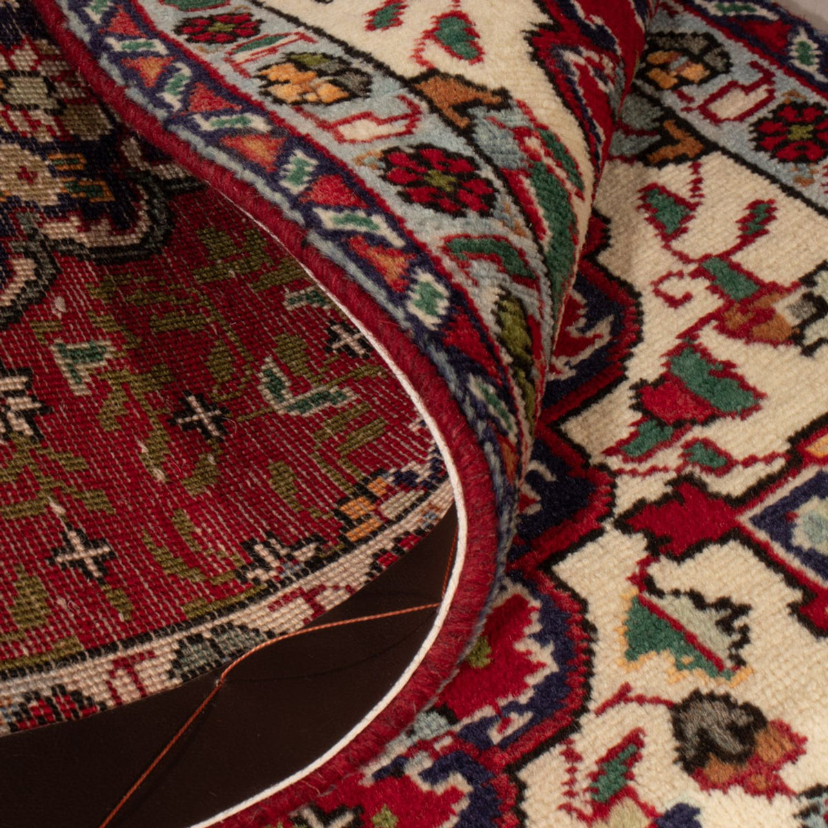 Persisk tæppe - Tabriz - 86 x 58 cm - rød