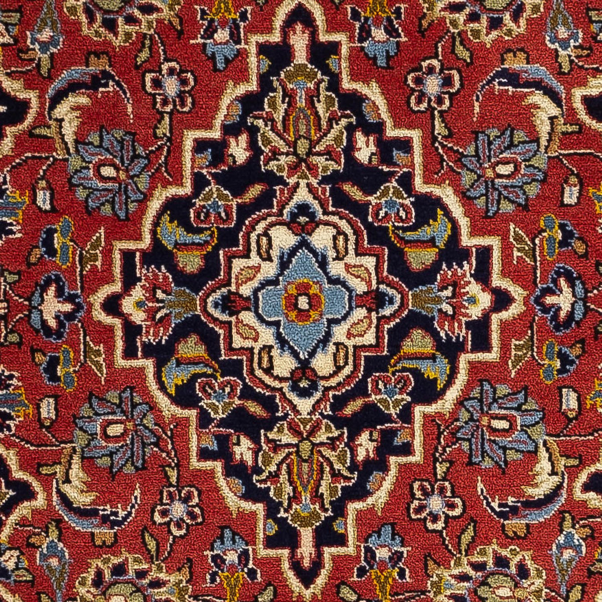 Persisk tæppe - Keshan - 111 x 69 cm - mørkegrå