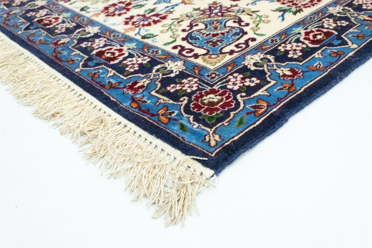 Persisk tæppe - Isfahan - Premium - 105 x 71 cm - blå