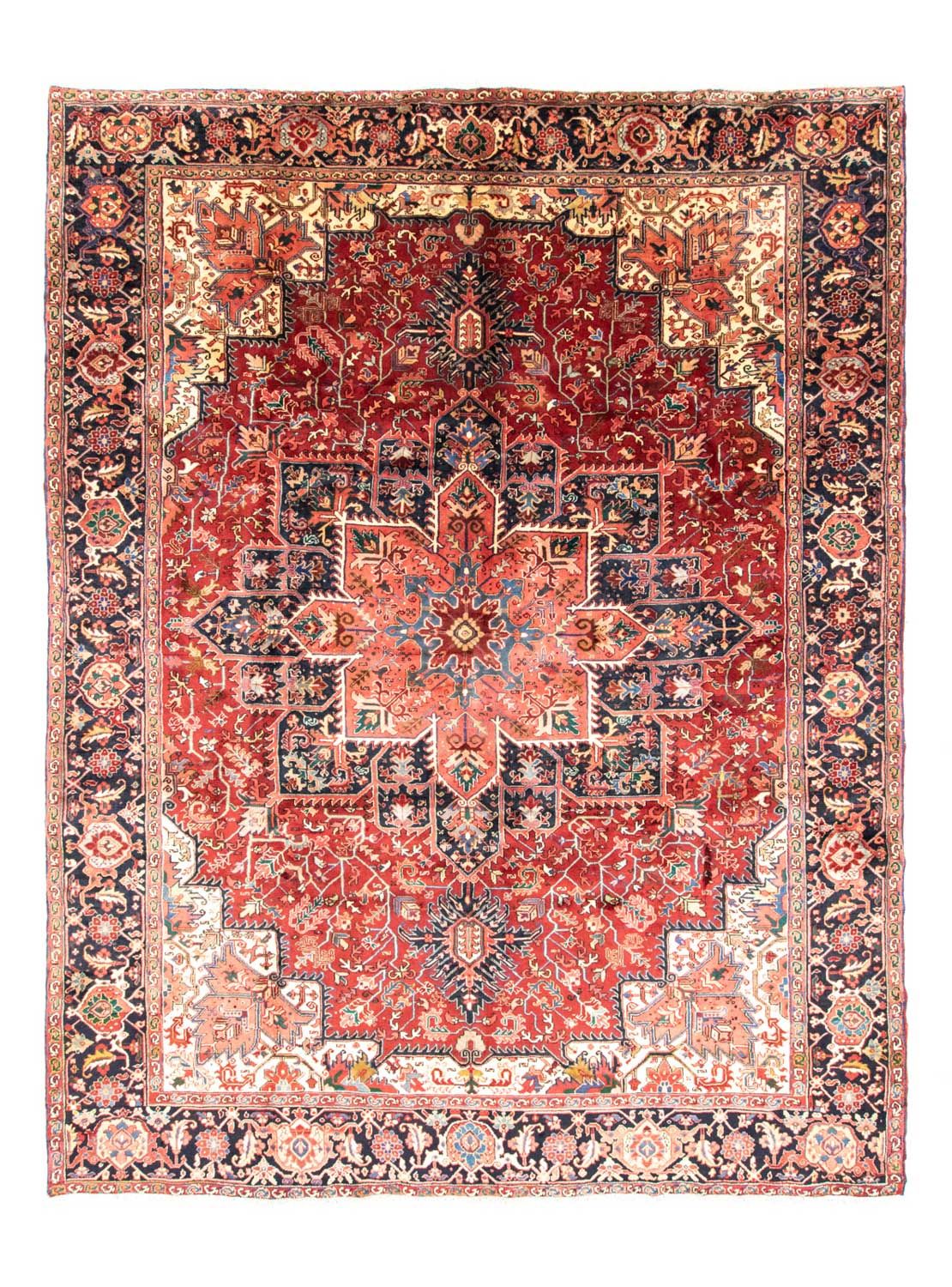 Persisk tæppe - Nomadisk - 390 x 305 cm - rød