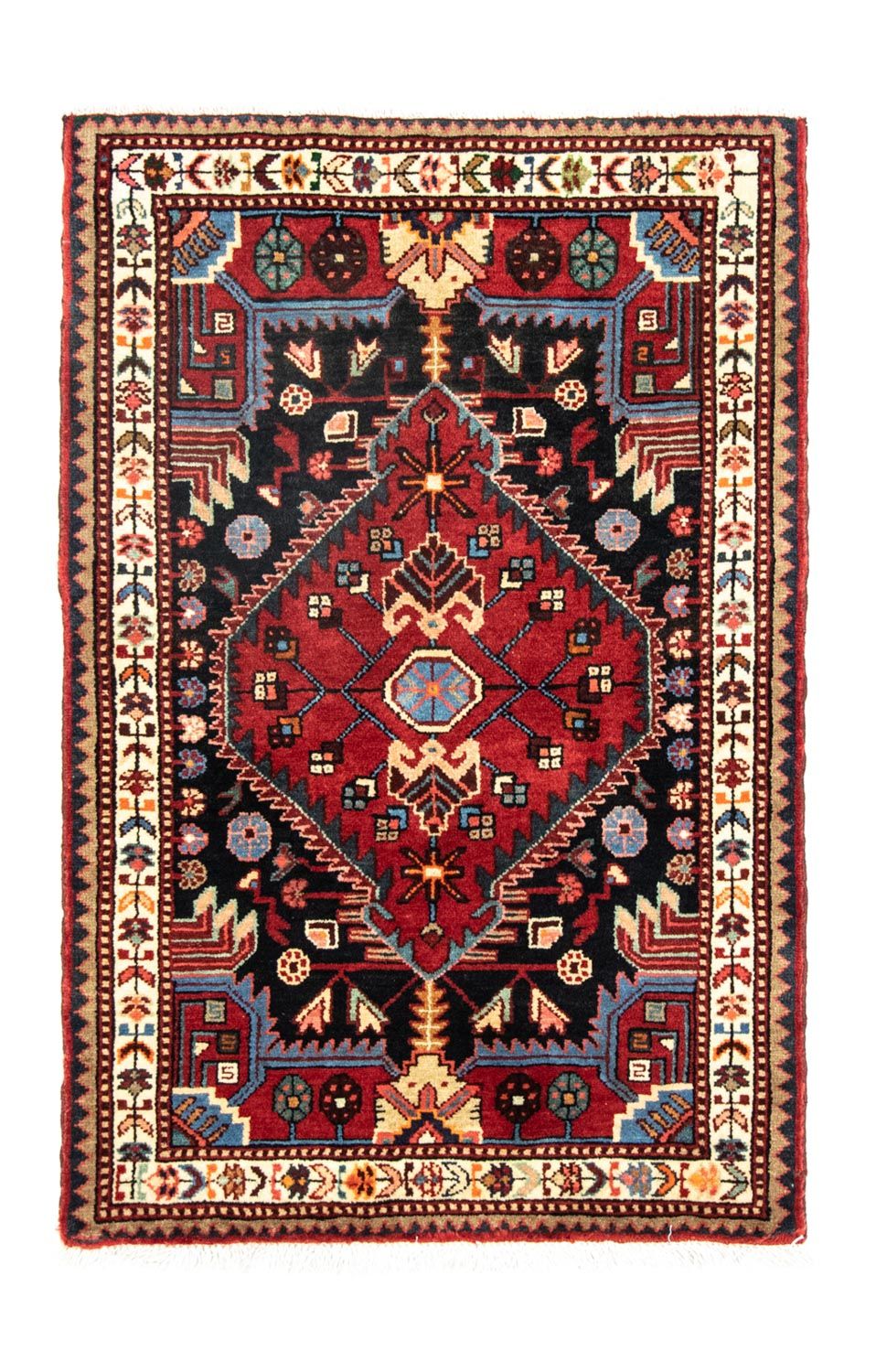 Persisk tæppe - Nomadisk - 125 x 75 cm - blå
