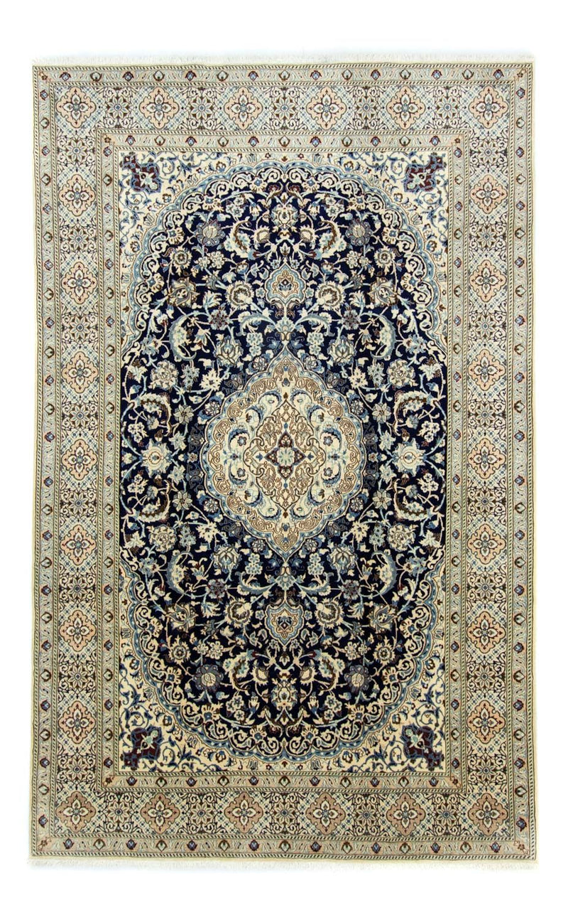 Persisk tæppe - Nain - Royal - 360 x 255 cm - mørkeblå
