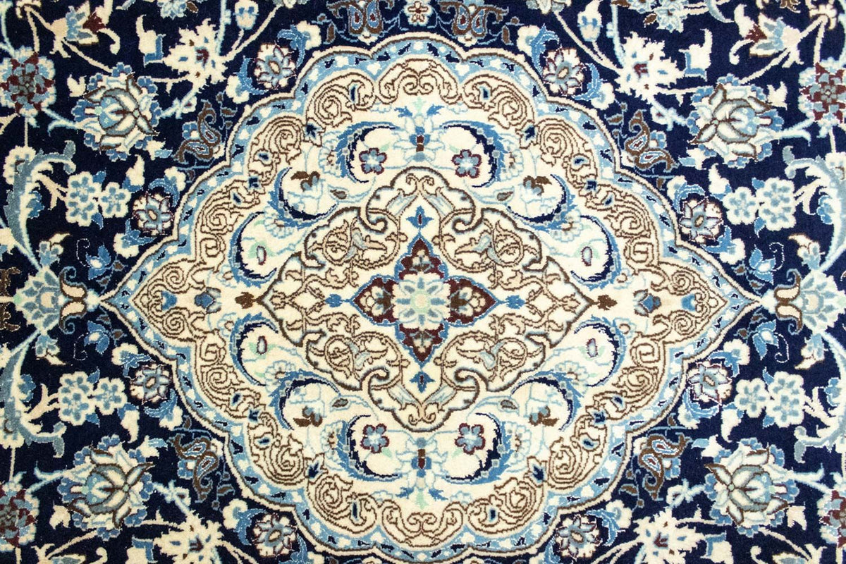 Persisk tæppe - Nain - Royal - 360 x 255 cm - mørkeblå
