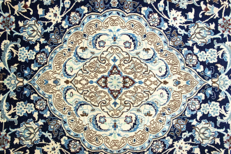 Persisk tæppe - Nain - Royal - 360 x 255 cm - mørkeblå