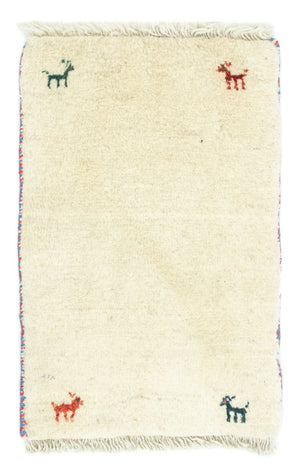 Gabbeh-tæppe - Persisk - 60 x 40 cm - beige