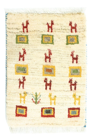 Gabbeh-tæppe - Persisk - 60 x 40 cm - flerfarvet
