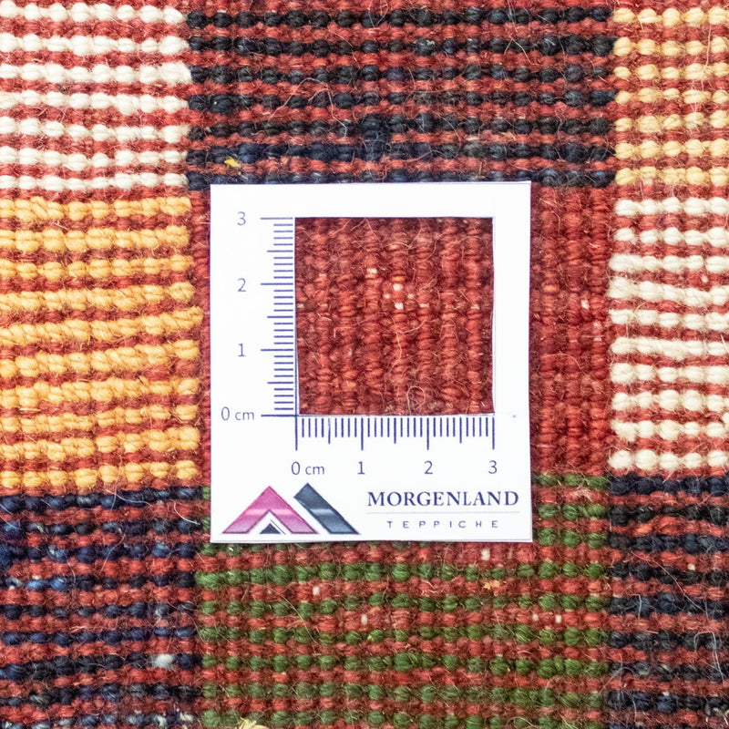 Gabbeh-tæppe - Persisk - 60 x 40 cm - grøn