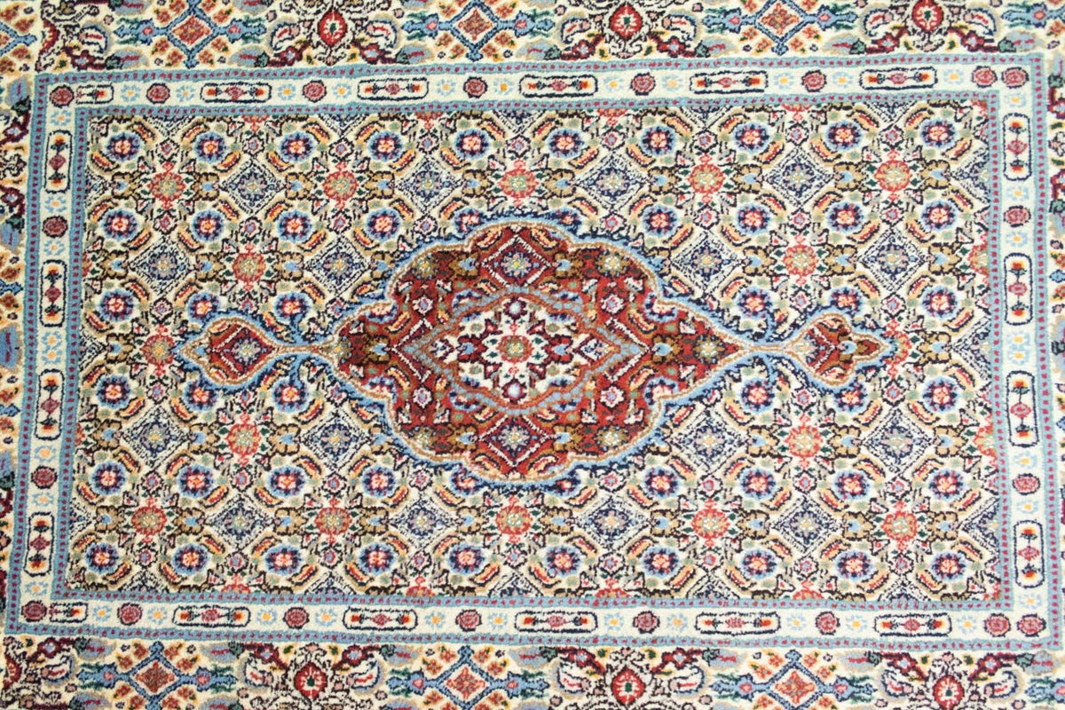 Persisk tæppe - Classic - 121 x 76 cm - blå