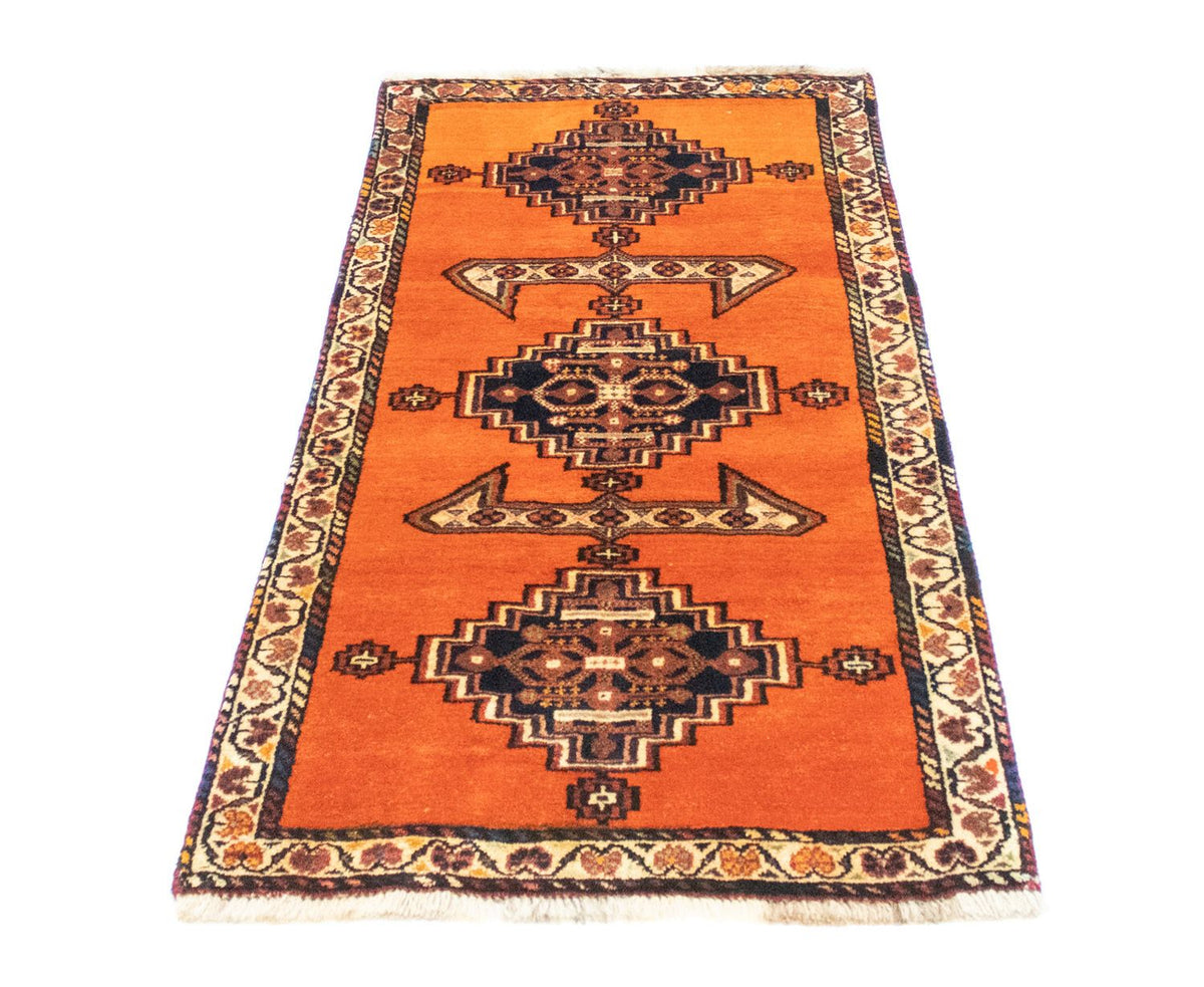 Persisk tæppe - Nomadisk - 145 x 70 cm - orange