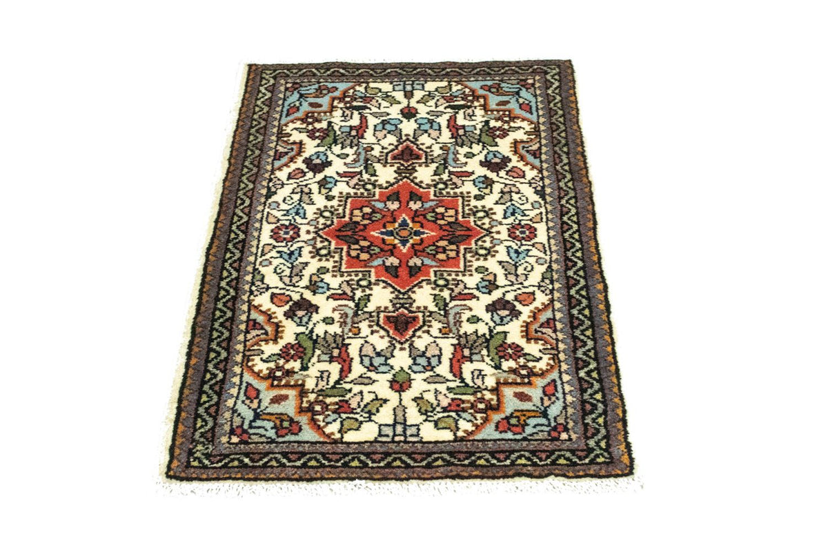 Persisk tæppe - Nomadisk - 90 x 60 cm - beige