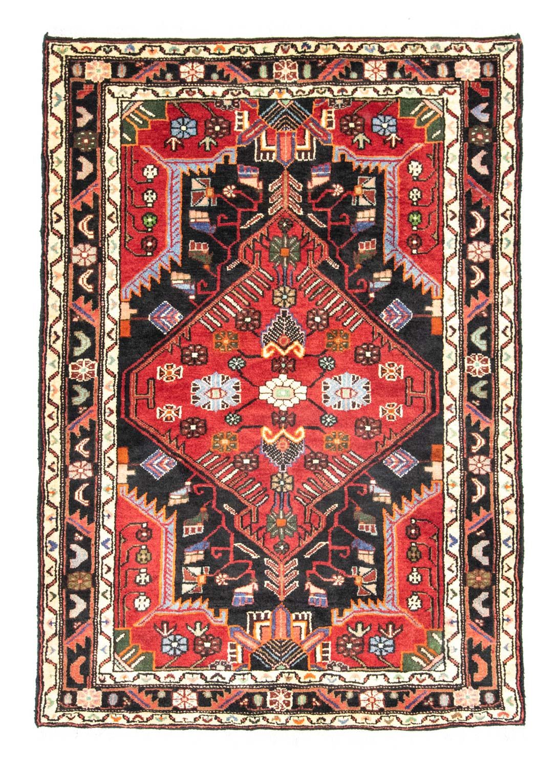 Persisk tæppe - Nomadisk - 155 x 108 cm - rød
